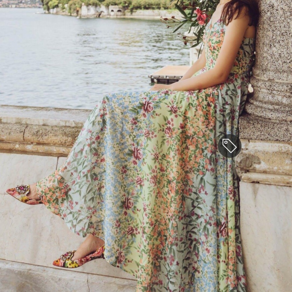 NWT YUMI KIM PEACE & LOVE MAXI DRESS IN FLEUR MELODY SZ MEDIUM Z290-1